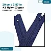 20 cm Pantolon ve Etek Tip 5 Naylon Fermuar Kapalı Uçlu 25 Ad NC0020T5