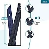 20 cm Pantolon ve Etek Tip 5 Naylon Fermuar Kapalı Uçlu 25 Ad NC0020T5