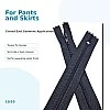20 cm Pantolon ve Etek Tip 5 Naylon Fermuar Kapalı Uçlu 25 Ad NC0020T5