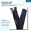 Pantolon ve Etek Fermuarı Naylon 20 cm T5 Kapalı Uçlu NC0020T5M