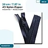 Pantolon ve Etek Fermuarı Naylon 20 cm T5 Kapalı Uçlu NC0020T5M