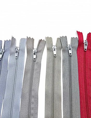Pantolon ve Etek Fermuarı Naylon 20 cm T5 Kapalı Uçlu Nikel Kürsörlü NC0020T5N