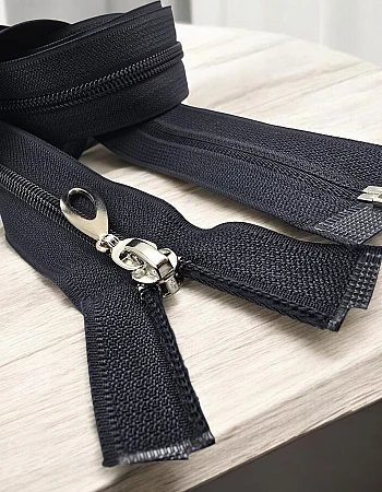 100 Cm Naylon Özel Elcikli Ferace Fermuarı Açık Uçlu (Separe)  -  PR00100T10