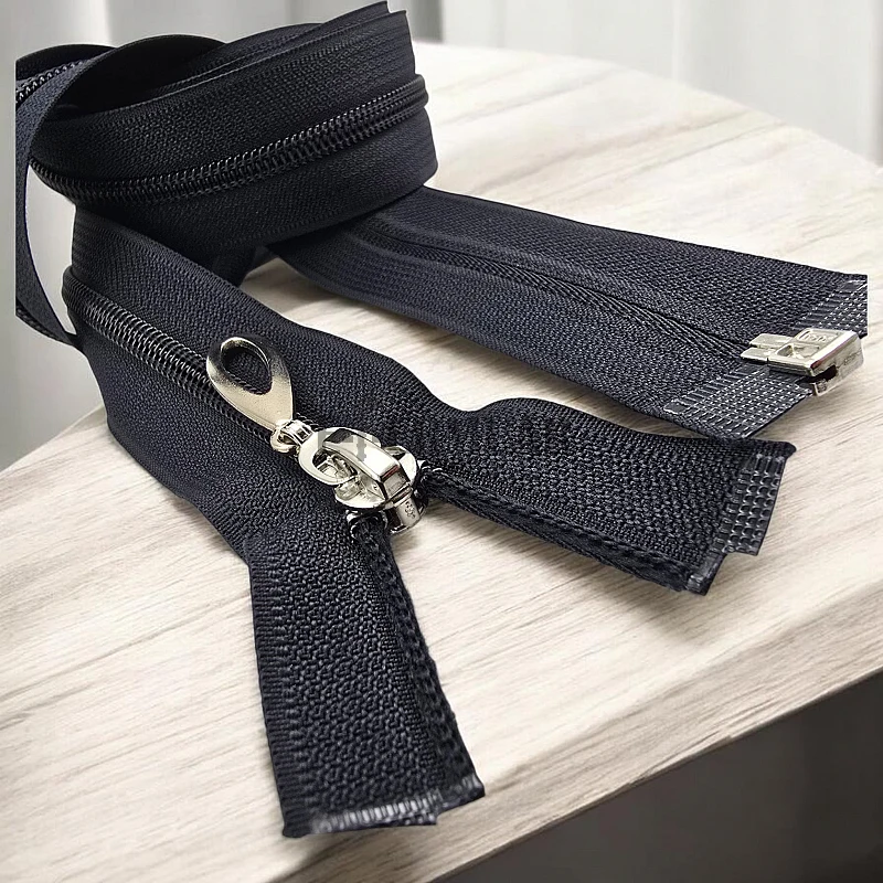 100 cm Nylon Special Handle-Type Abaya Zipper, Open End (Separate) - PR00100T10