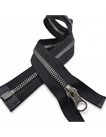 49 cm T6 Timsah Diş Kemik Fermuar Açık Uçlu Separe | Mont ve Ceket İçin | PR0049T6TMS