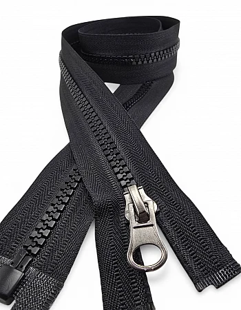 50 cm T6 Timsah Diş Kemik Fermuar Açık Uçlu Separe | Mont ve Ceket İçin | PR0050T6TMS