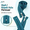 50 cm T5 Mavi Naylon Dipli Fermuar – Cep ve Çanta Fermuarı ZP0050t5