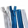 95 cm / 37.40 in White #6 Molded-Tooth Separating Zipper, Pear Puller, for Jackets and Coats ZPK0095T6PROMO