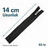 14 cm Pantolon ve Etek Tip 5 Naylon Fermuar Kapalı Uçlu ZPS0014T5N