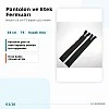 16 cm Tip 5 Naylon Kapalı Uçlu Pantolon ve Etek Fermuarı ZPS0016T5N