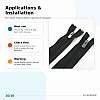 16 cm Tip 5 Naylon Kapalı Uçlu Pantolon ve Etek Fermuarı ZPS0016T5N