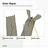 22 cm Kül Yeşili Dokuma Tül Dipli Gizli Fermuar – Elbise, Etek ve Abiye Fermuarı ZPS0022PROMO