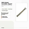 22 cm Kül Yeşili Dokuma Tül Dipli Gizli Fermuar – Elbise, Etek ve Abiye Fermuarı ZPS0022PROMO