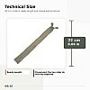 22 cm Kül Yeşili Dokuma Tül Dipli Gizli Fermuar – Elbise, Etek ve Abiye Fermuarı ZPS0022PROMO