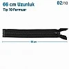 66 cm Tip 10 Siyah Naylon Açık Uçlu Mont Fermuarı – Separe Ceket ve Mont Fermuarı ZPS0066T10
