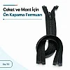70 cm Tip 10 Siyah Naylon Açık Uçlu Separe Mont Fermuarı – Ceket ve Mont Fermuarı ZPS0070T10