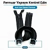 70 cm Tip 10 Siyah Naylon Açık Uçlu Separe Mont Fermuarı – Ceket ve Mont Fermuarı ZPS0070T10