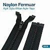 70 cm Tip 10 Siyah Naylon Açık Uçlu Separe Mont Fermuarı – Ceket ve Mont Fermuarı ZPS0070T10