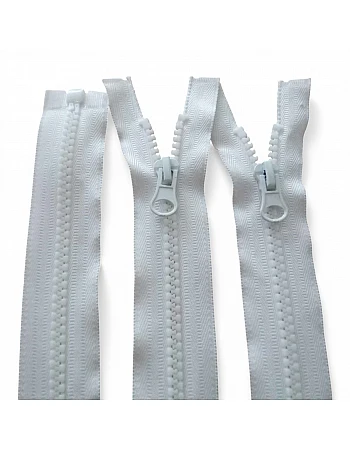 55 cm 21.66" T5 Molded Plastic Open-End Zipper | Jacket and Coat Zipper | ZPK0055T5PROMO