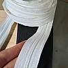 Durable #5 nylon tape zipper, suitable for various applications.