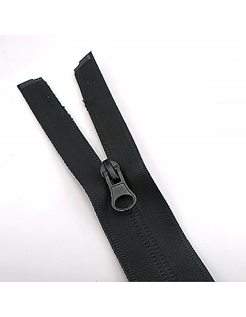 70 cm Su Geçirmez Mont Fermuarı Siyah F0006TPU
