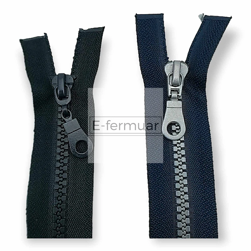 unisex 55 cm T5 Kemik Fermuar Açık Uçlu - Separe ZPK0055T5