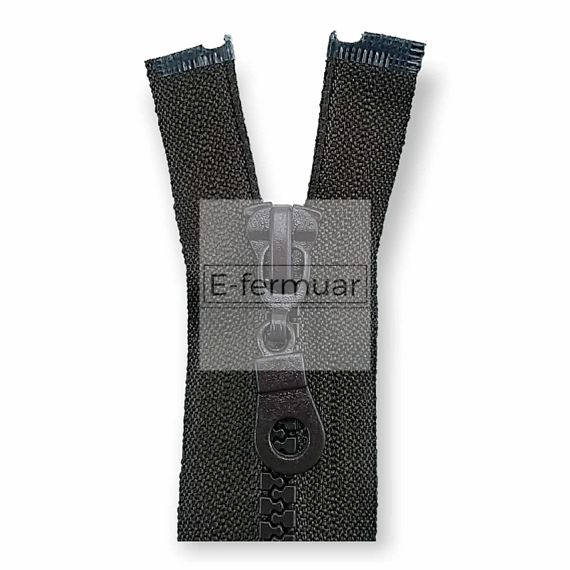 unisex 55 cm T5 Kemik Fermuar Açık Uçlu - Separe ZPK0055T5