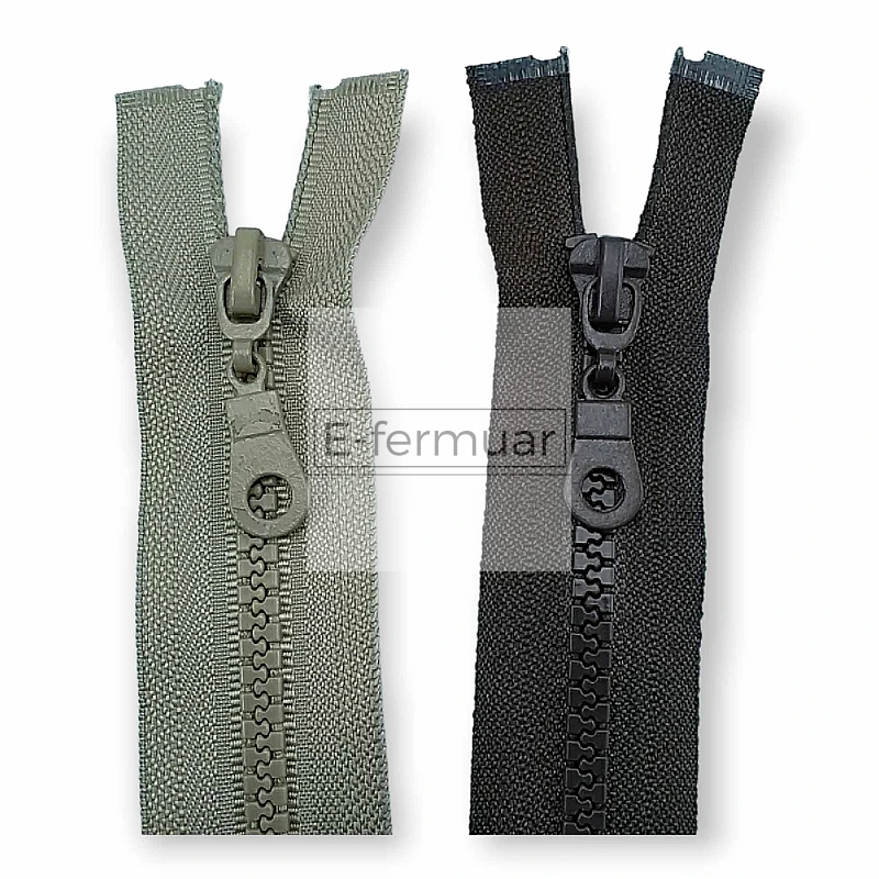 unisex 60 cm T5 Kemik Fermuar Açık Uçlu - Separe ZPK0060T5