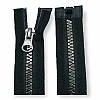 unisex 80 cm T5 Kemik Fermuar Kaplama Dişli Açık Uçlu - Separe ZPK0080T5K