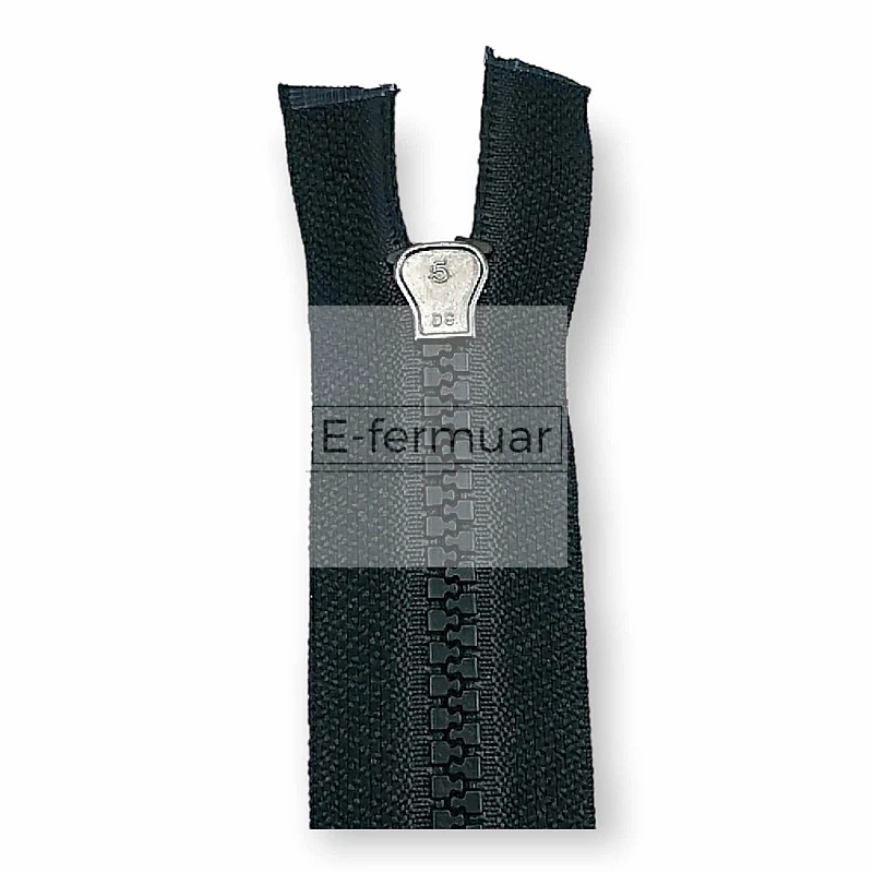 unisex 80 cm T5 Kemik Fermuar Kaplama Dişli Açık Uçlu - Separe ZPK0080T5K