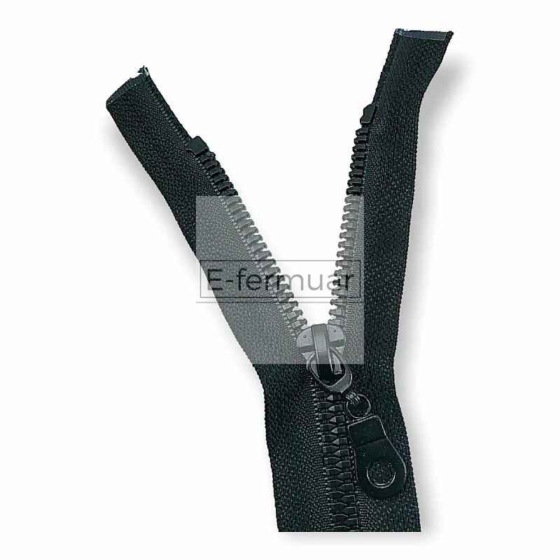 unisex Kemik Fermuar 16 cm T6 Timsah Diş Kapalı Uçlu ZPK0016T6TM