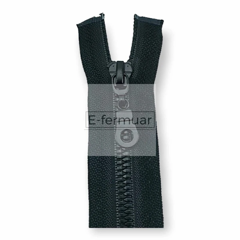unisex Kemik Fermuar 55 cm T6 Timsah Diş Açık Uçlu - Separe ZPK0055T6TM