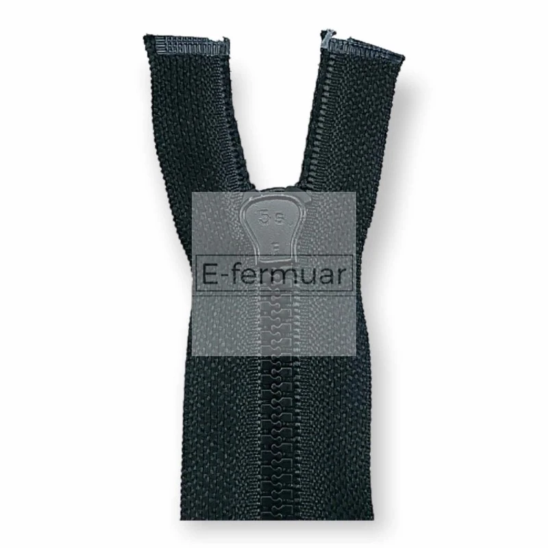 unisex Kemik Fermuar 55 cm T6 Timsah Diş Açık Uçlu - Separe ZPK0055T6TM