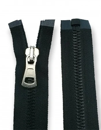 Molded Zipper 40 cm, 15,75" #9 Metal Teeth Imatation Open End - Separe ZPK0040T9MG