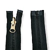 unisex Kemik Fermuar 50 cm T9 Metal Diş Görünümlü Açık Uçlu - Separe ZPK0050T9MG
