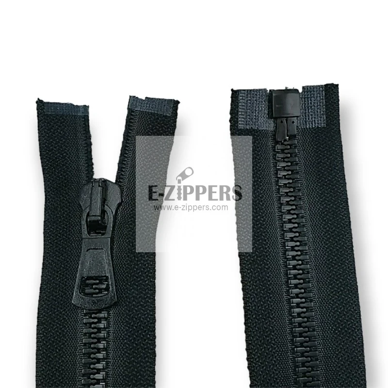 unisex Kemik Fermuar 70 cm T9 Metal Diş Görünümlü Açık Uçlu - Separe ZPK0070T9MG