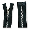 unisex Kemik Fermuar 80 cm T6 Timsah Dişli Kaplama Dişli Açık Uçlu - Separe ZPK0080T6TMK