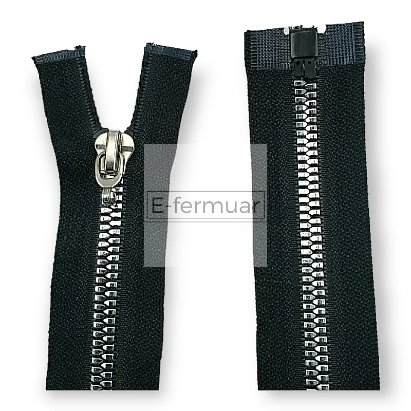 unisex Kemik Fermuar 80 cm T6 Timsah Dişli Kaplama Dişli Açık Uçlu - Separe ZPK0080T6TMK