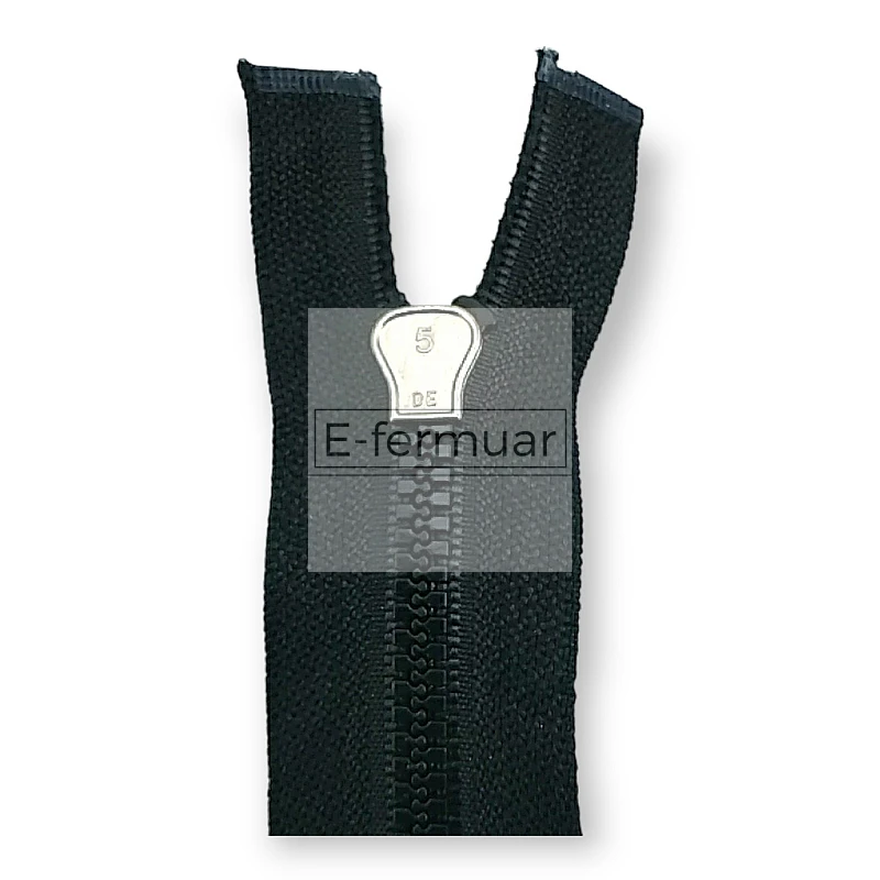 unisex Kemik Fermuar 80 cm T6 Timsah Dişli Kaplama Dişli Açık Uçlu - Separe ZPK0080T6TMK