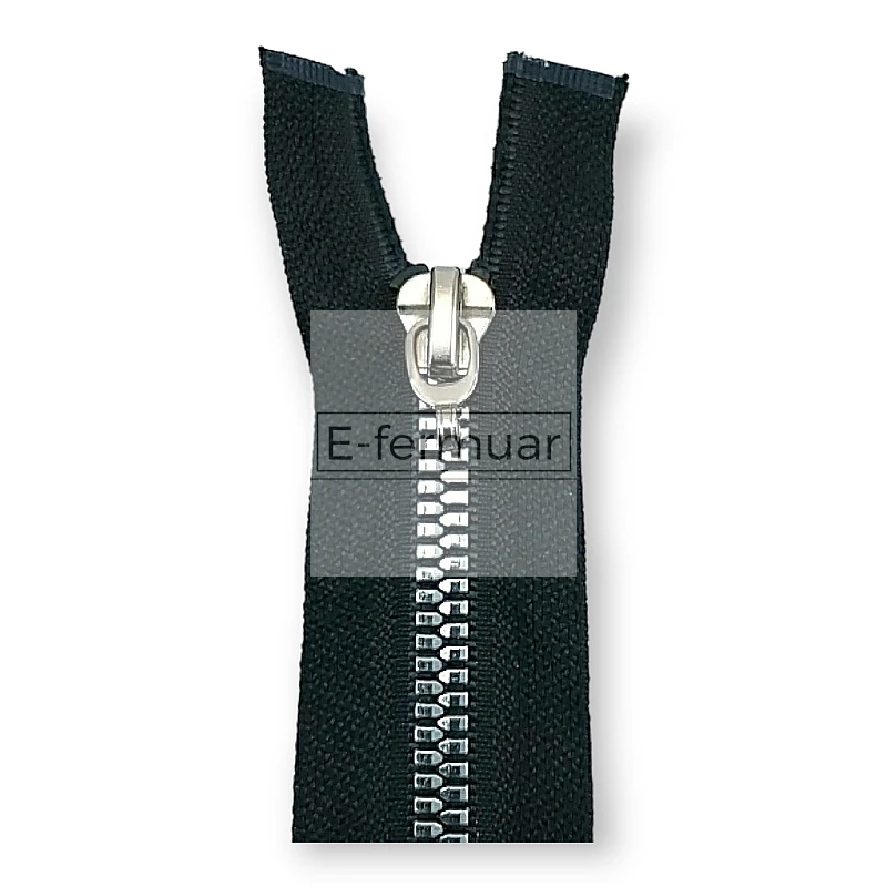 unisex Kemik Fermuar 80 cm T6 Timsah Dişli Kaplama Dişli Açık Uçlu - Separe ZPK0080T6TMK