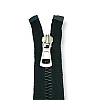 Molded Zipper 80 cm, 31,50" #9 Metal Imatation Metalized Teeth Open End - Separe ZPK0080T9MGK