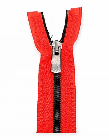 20 cm Tip 10 Naylon Fermuar Metalik Diş Rengi Kapalı Uçlu - Dipli ZPSM0020T10