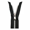 60 cm #5 23,62" Nylon Coil Metallic Teeth Jacket Zipper Open End - Separating ZPSM0060T10 60 cm #5 23,62" Nylon Coil Metallic Teeth Jacket Zipper Open End - Separating ZPSM0060T10