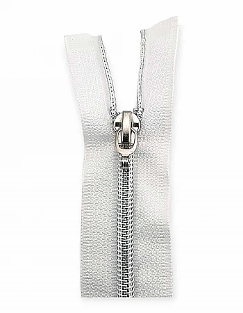 70 cm #5 27,55" Nylon Coil Metallic Teeth Jacket Zipper Open End - Separating ZPSM0070T10