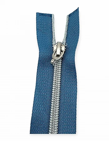 75 cm #5 29,53" Nylon Coil Metallic Teeth Jacket Zipper Open End - Separating ZPSM0075T10