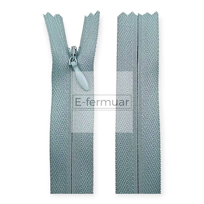 60 cm Gizli Fermuar Bez Açık Gri 444 Kapalı Uçlu ZP6016PROMO 60 cm Gizli Fermuar Bez Açık Gri 444 Kapalı Uçlu ZP6016PROMO