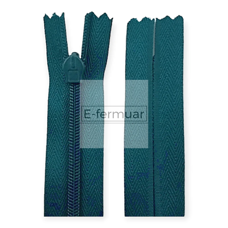 60 cm Gizli Fermuar Bez Mavi 225 Kapalı Uçlu ZP6018PROMO 60 cm Gizli Fermuar Bez Mavi 225 Kapalı Uçlu ZP6018PROMO