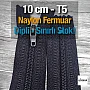 10 cm Nylon Pocket Zipper with Bottom - NC0010T5