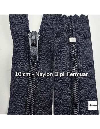 10 cm Nylon Pocket Zipper with Bottom - NC0010T5
