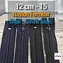 12 cm Nylon Pocket Zipper with Bottom - NC0012T5